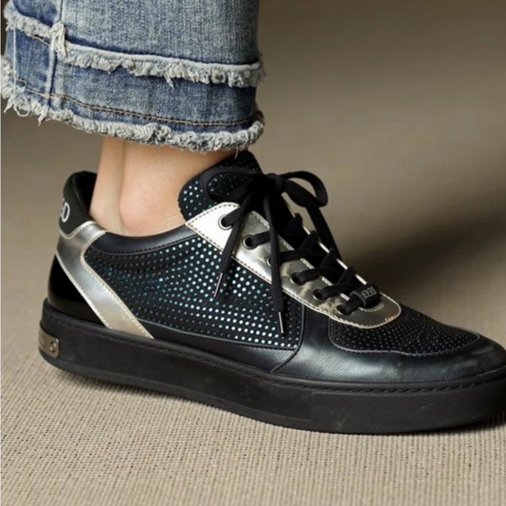 Limited edition Boticelli Blue Leather sneakers